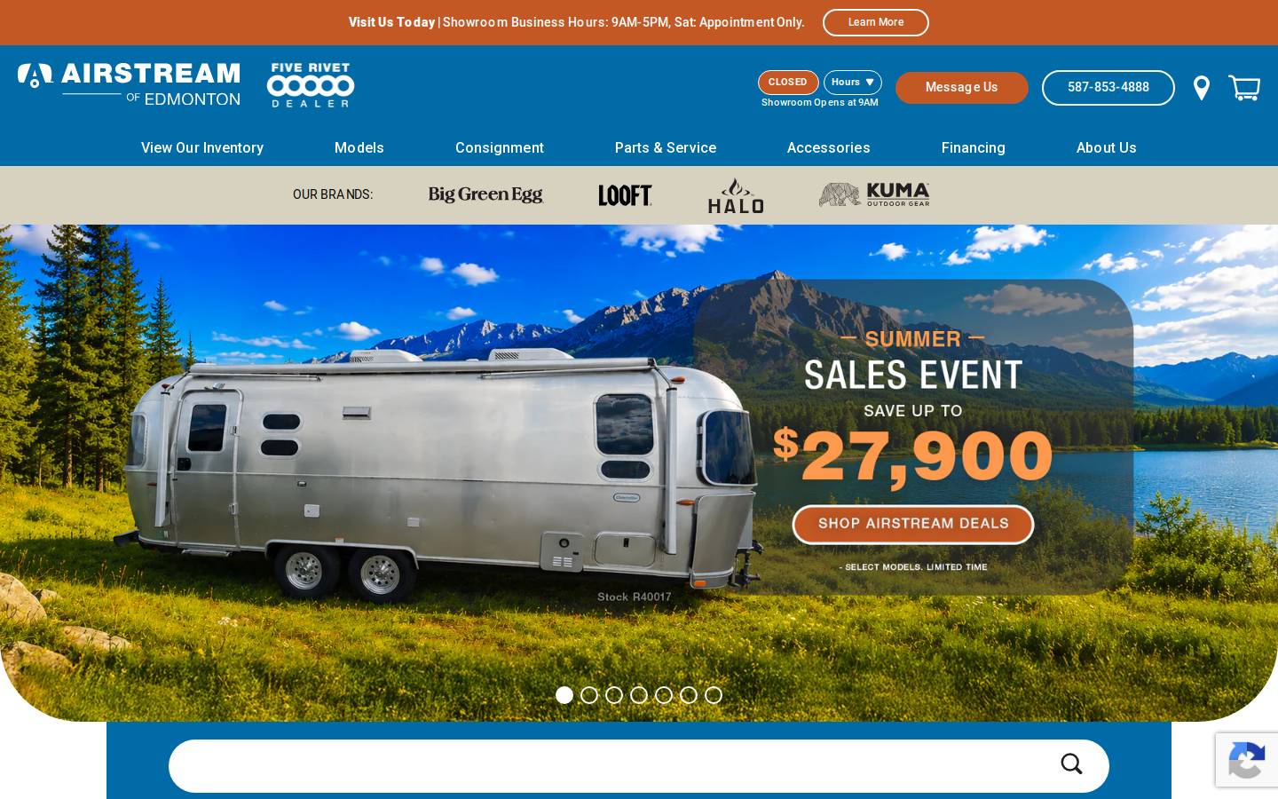 airstreamedmonton.com homepage screenshot
