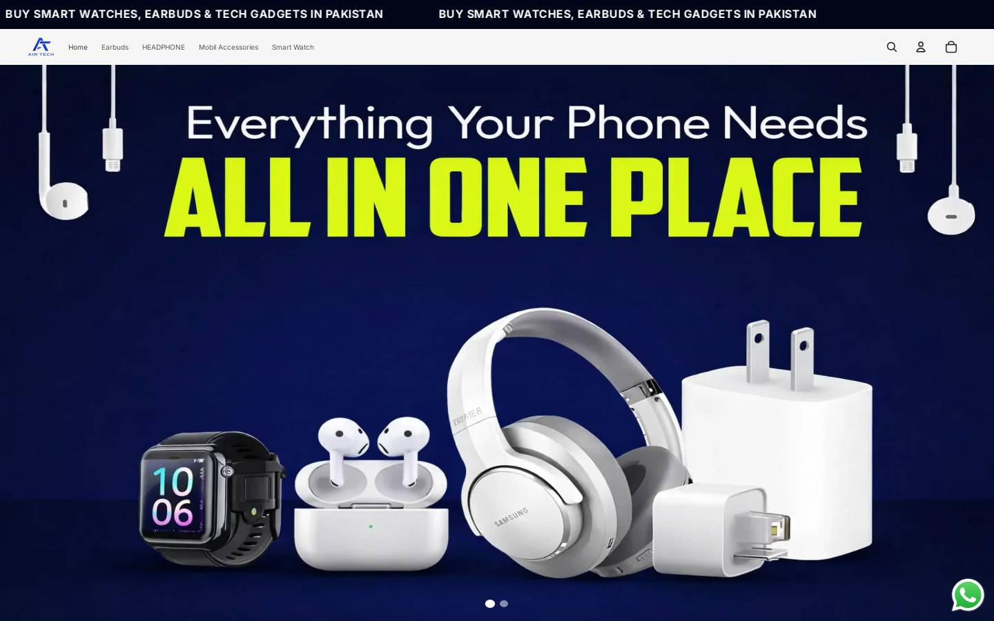 airtech.store homepage screenshot