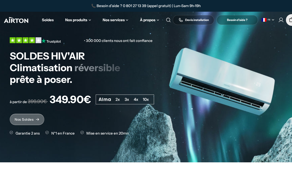 Airton homepage screenshot