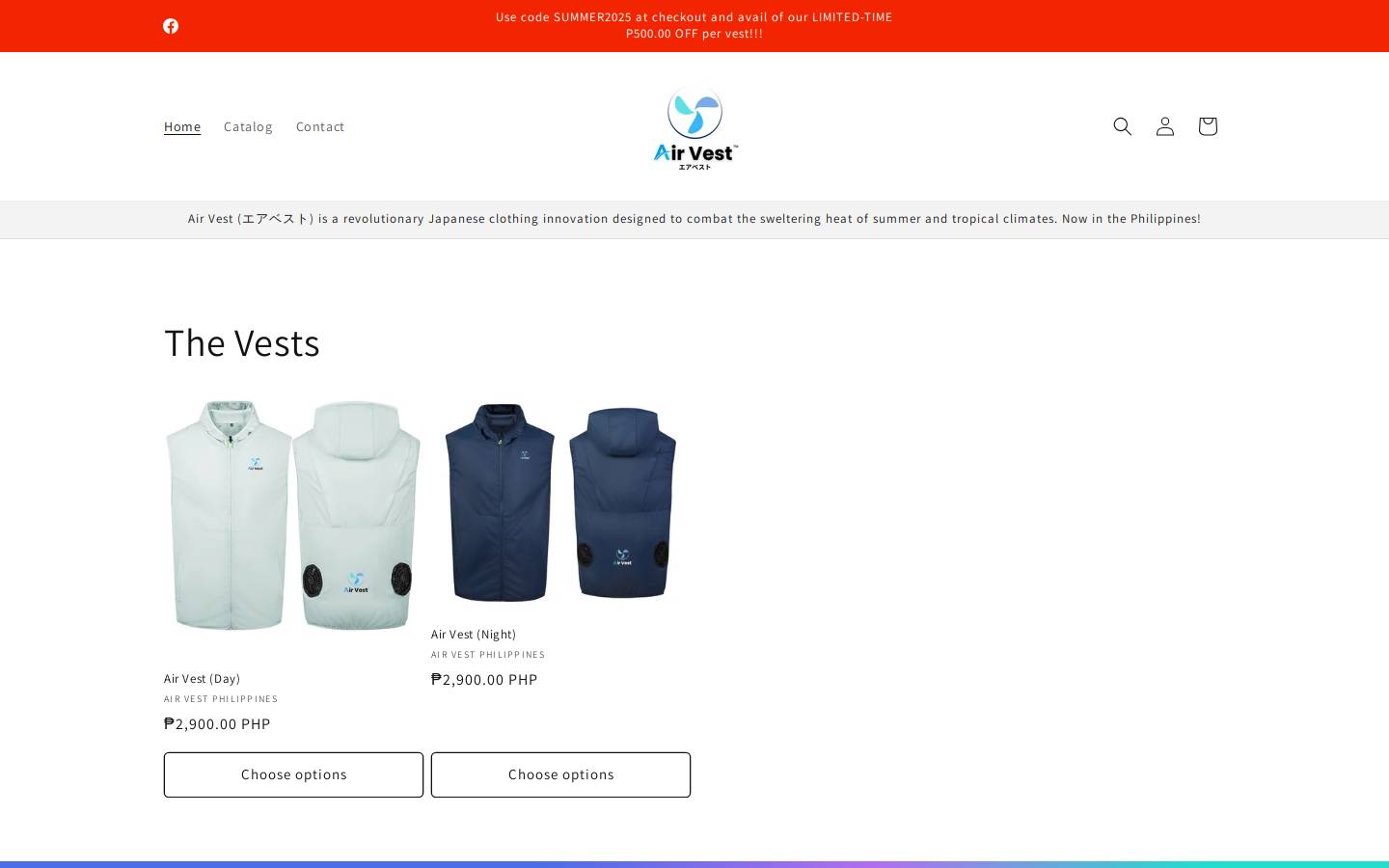 airvestph.com homepage screenshot