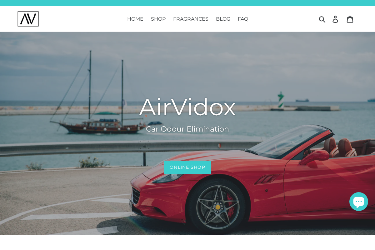 AirVidox.com homepage screenshot