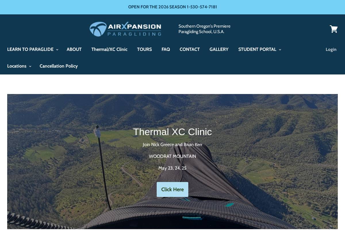 airxpansion.com homepage screenshot