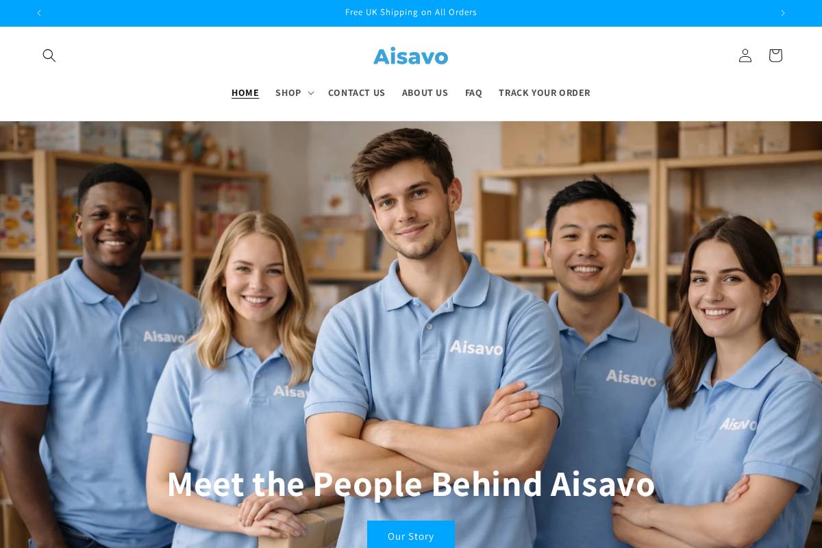 aisavo.com homepage screenshot