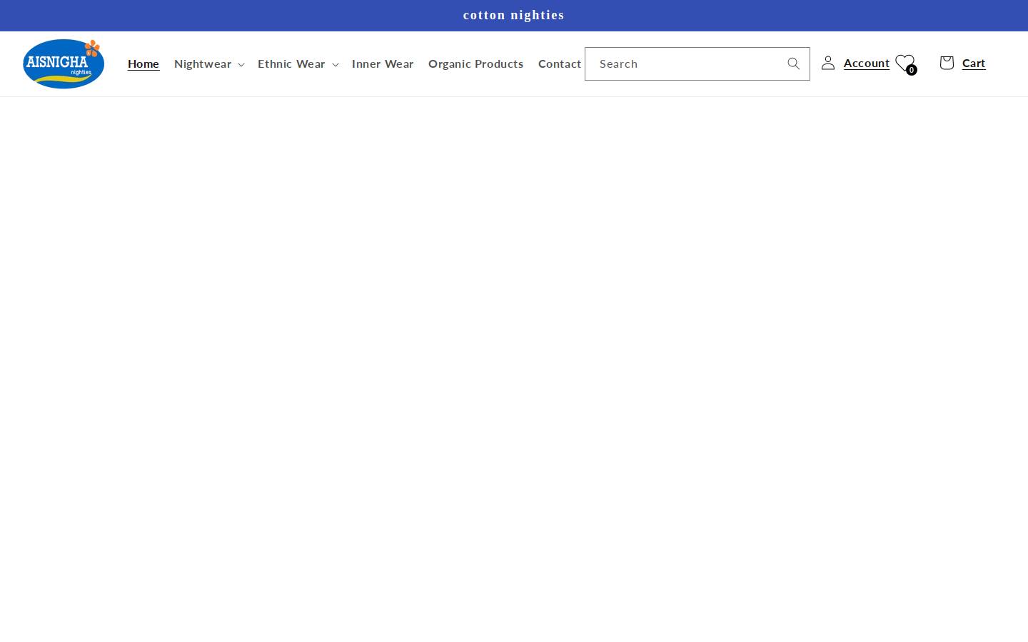 aisnighanighties.in homepage screenshot