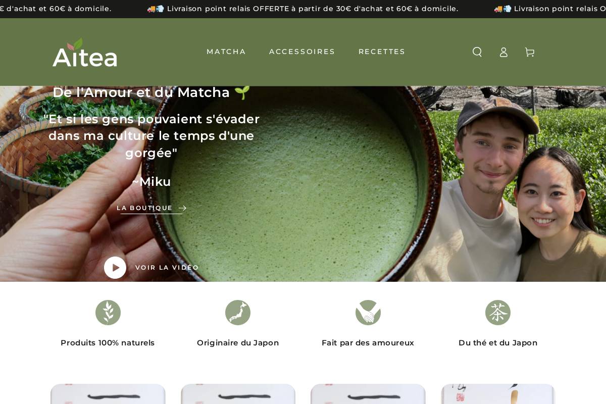 aitea.fr homepage screenshot