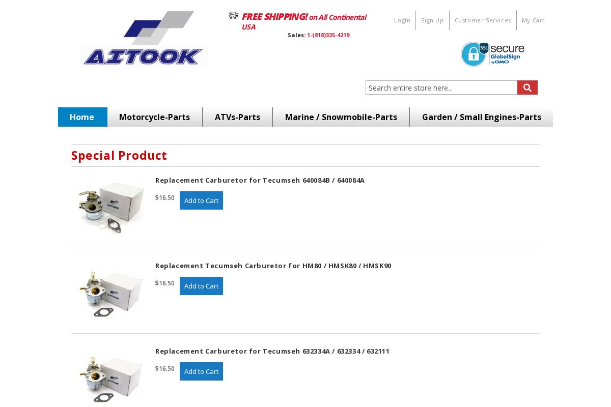 Aitook.com homepage screenshot