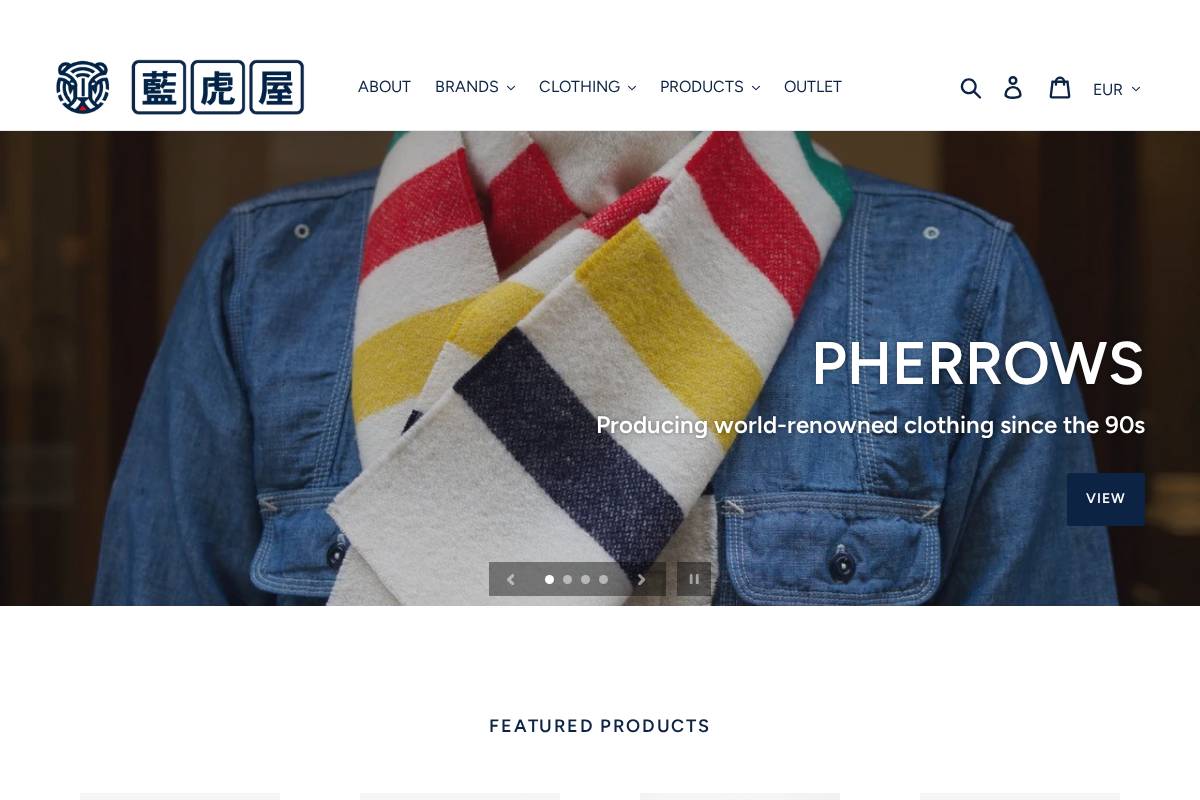 aitorastore.com homepage screenshot