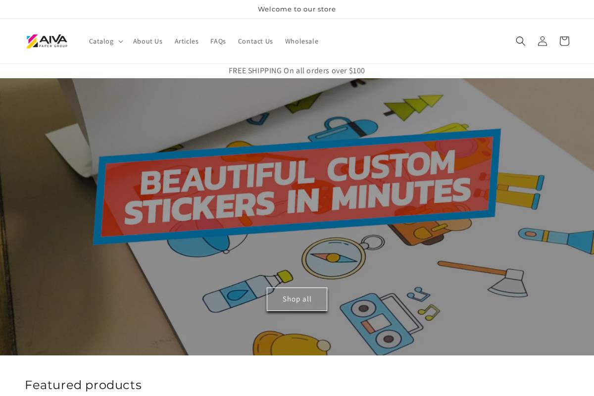 aivapaper.com homepage screenshot