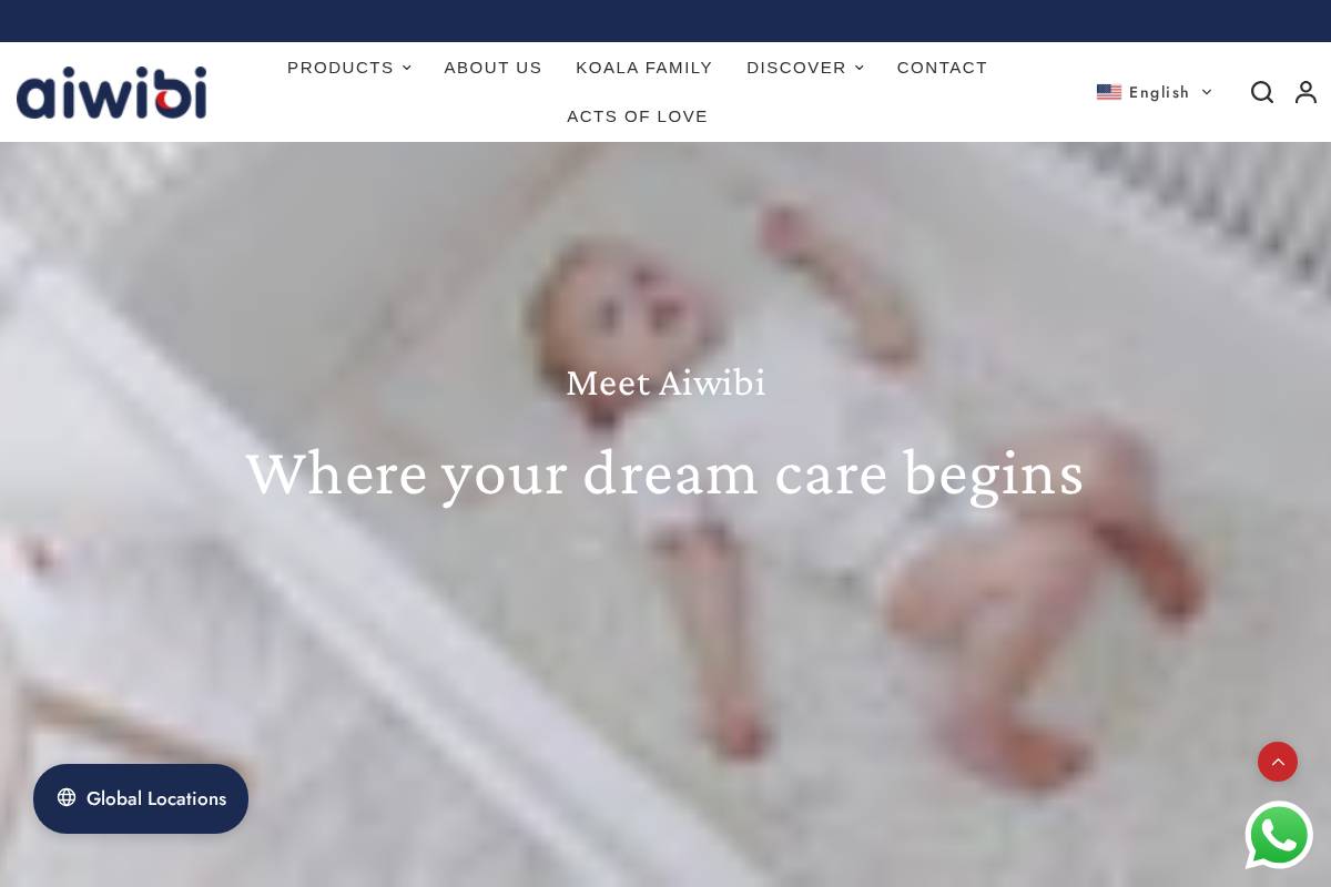 Aiwibi homepage screenshot