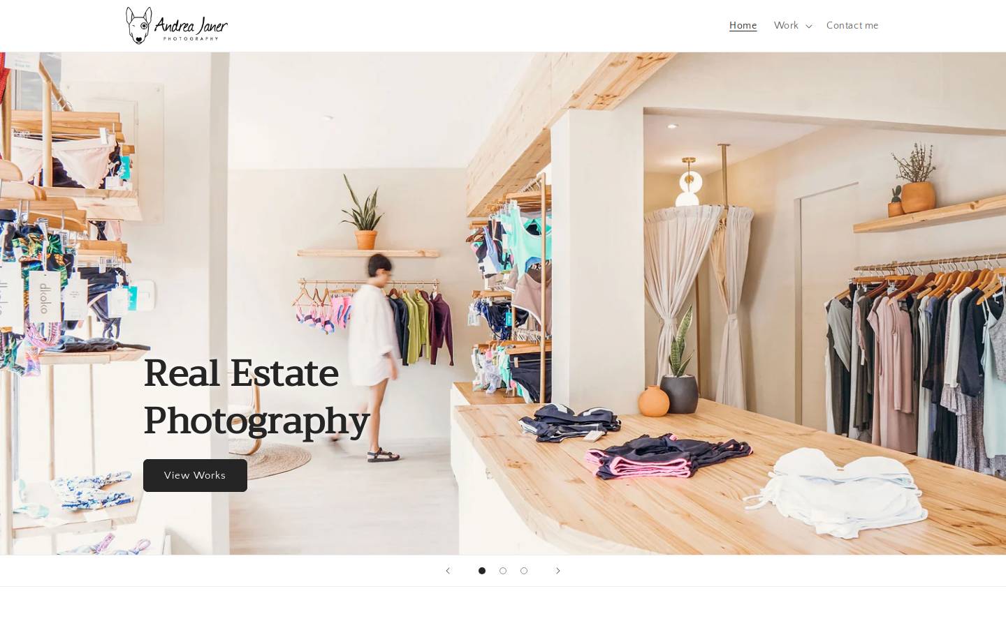 ajaner.com homepage screenshot