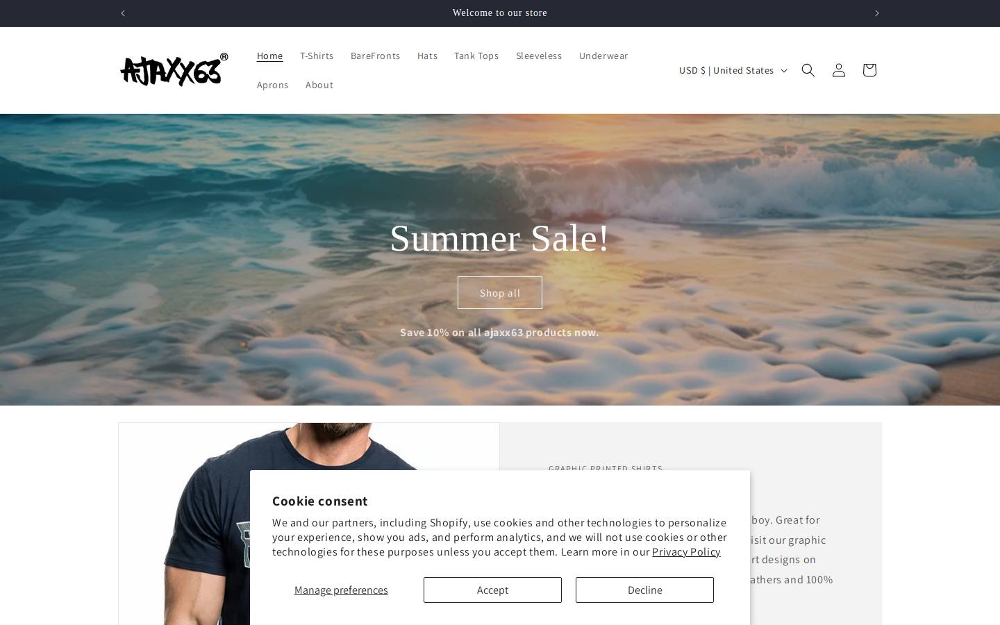 ajaxx63.com homepage screenshot