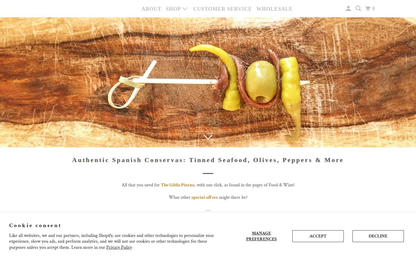 ajgourmetfoods.net homepage screenshot