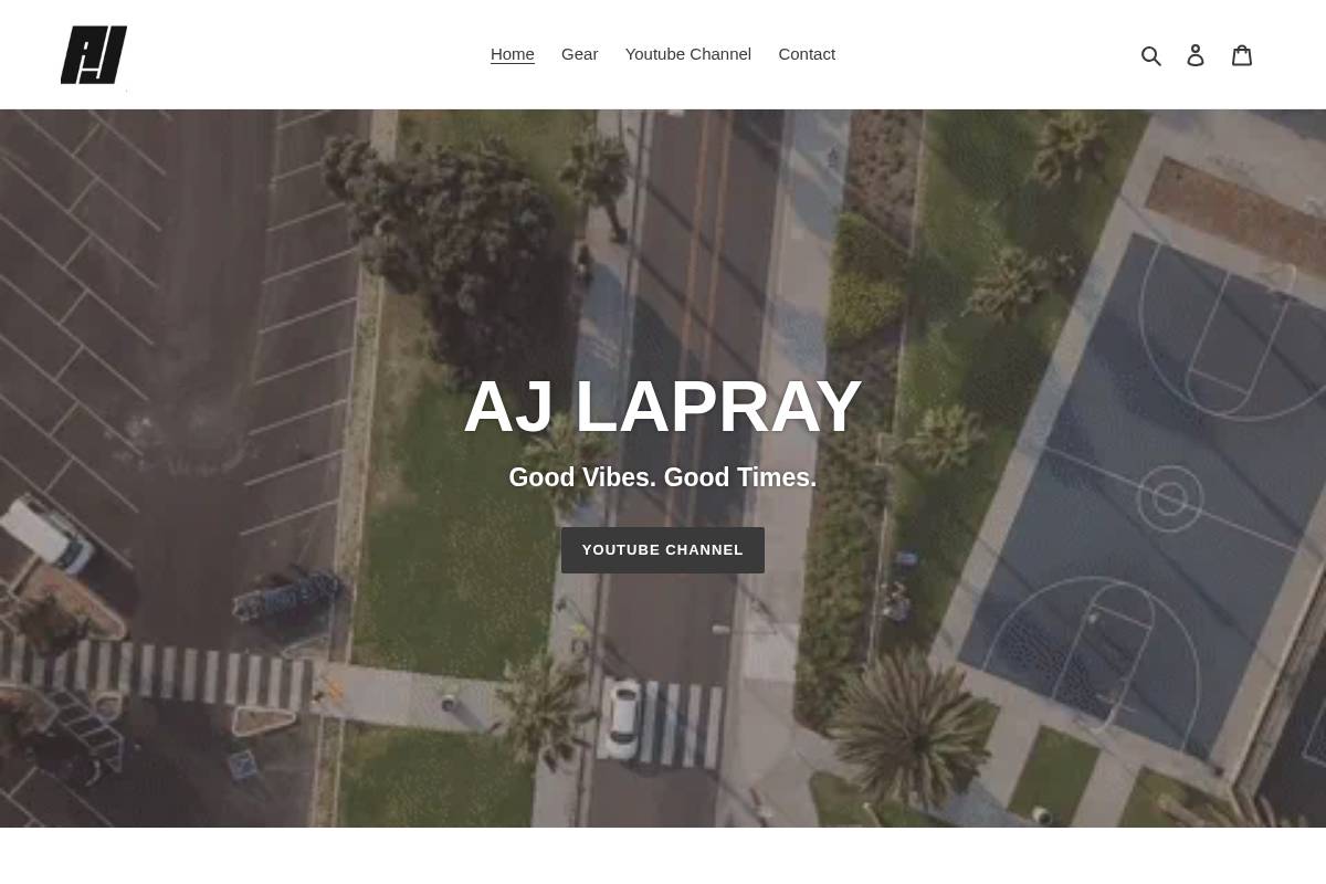 ajlapray.com homepage screenshot
