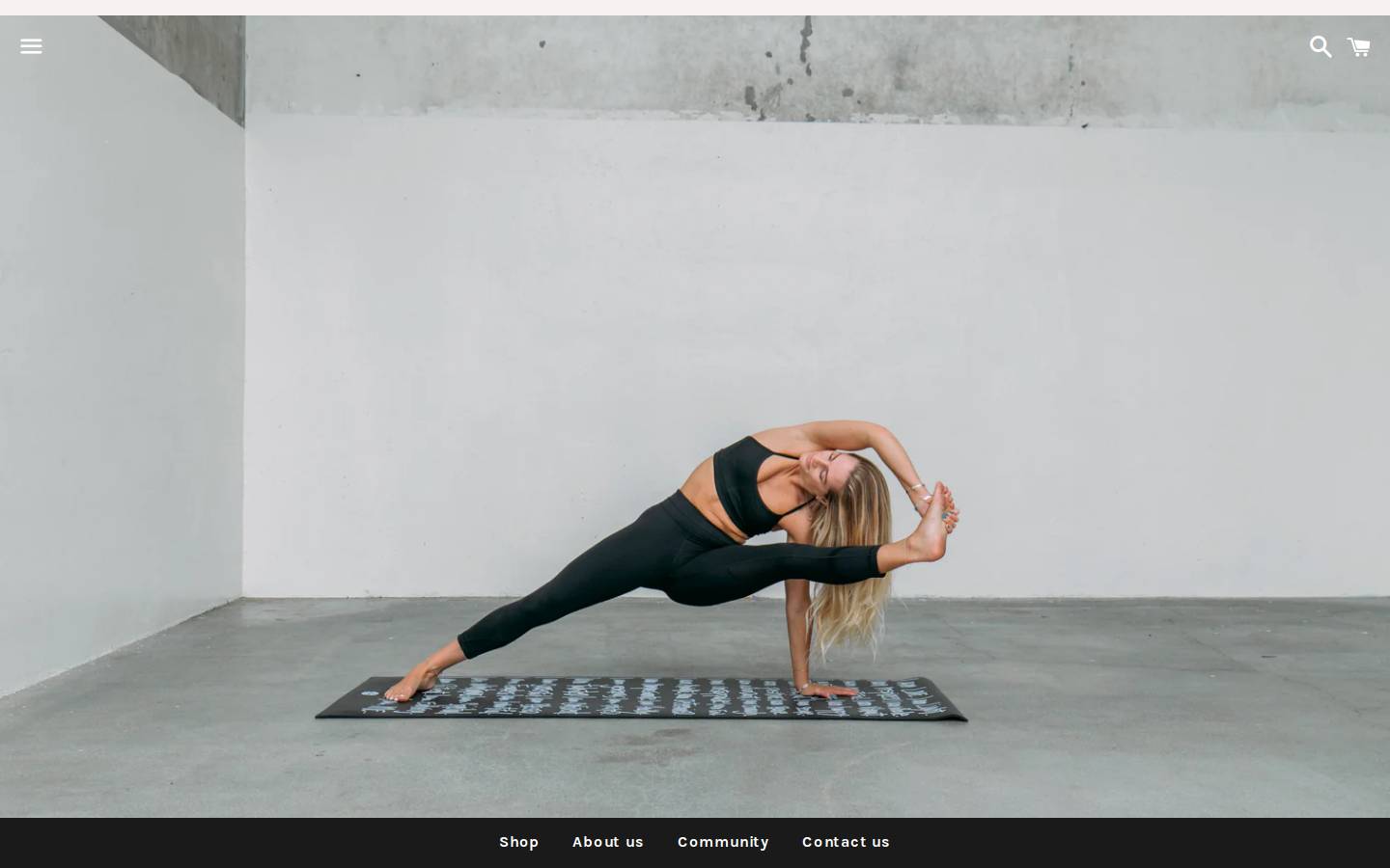 ajloveyoga.com homepage screenshot