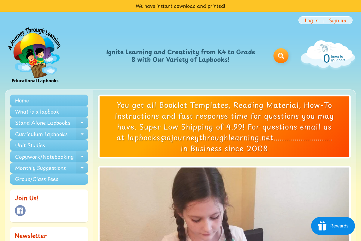 ajourneythroughlearning.net homepage screenshot