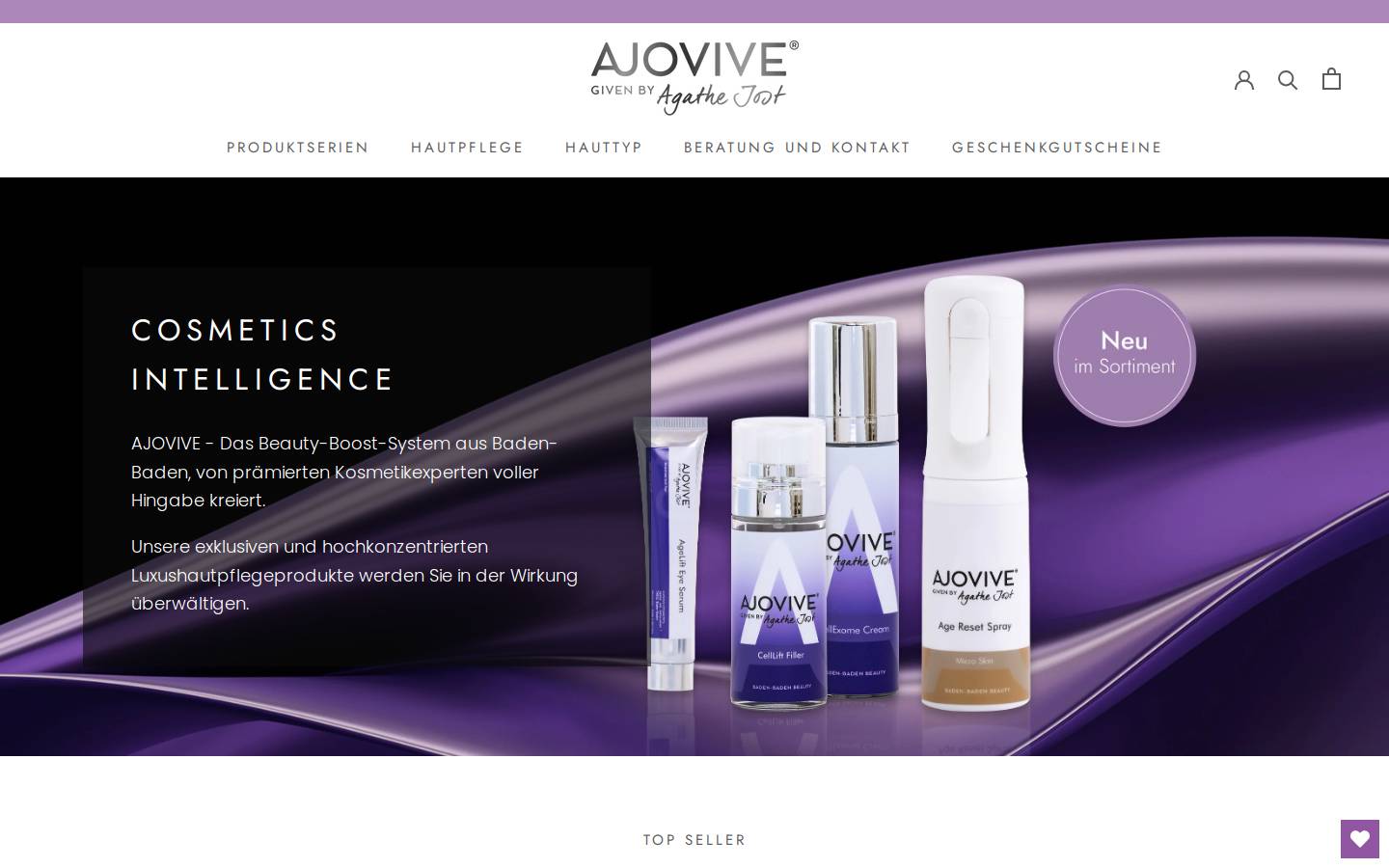 ajovive.com homepage screenshot