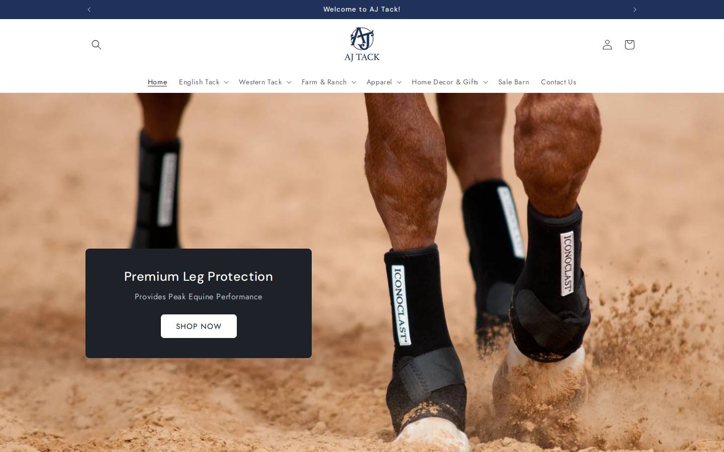 ajtack.com homepage screenshot