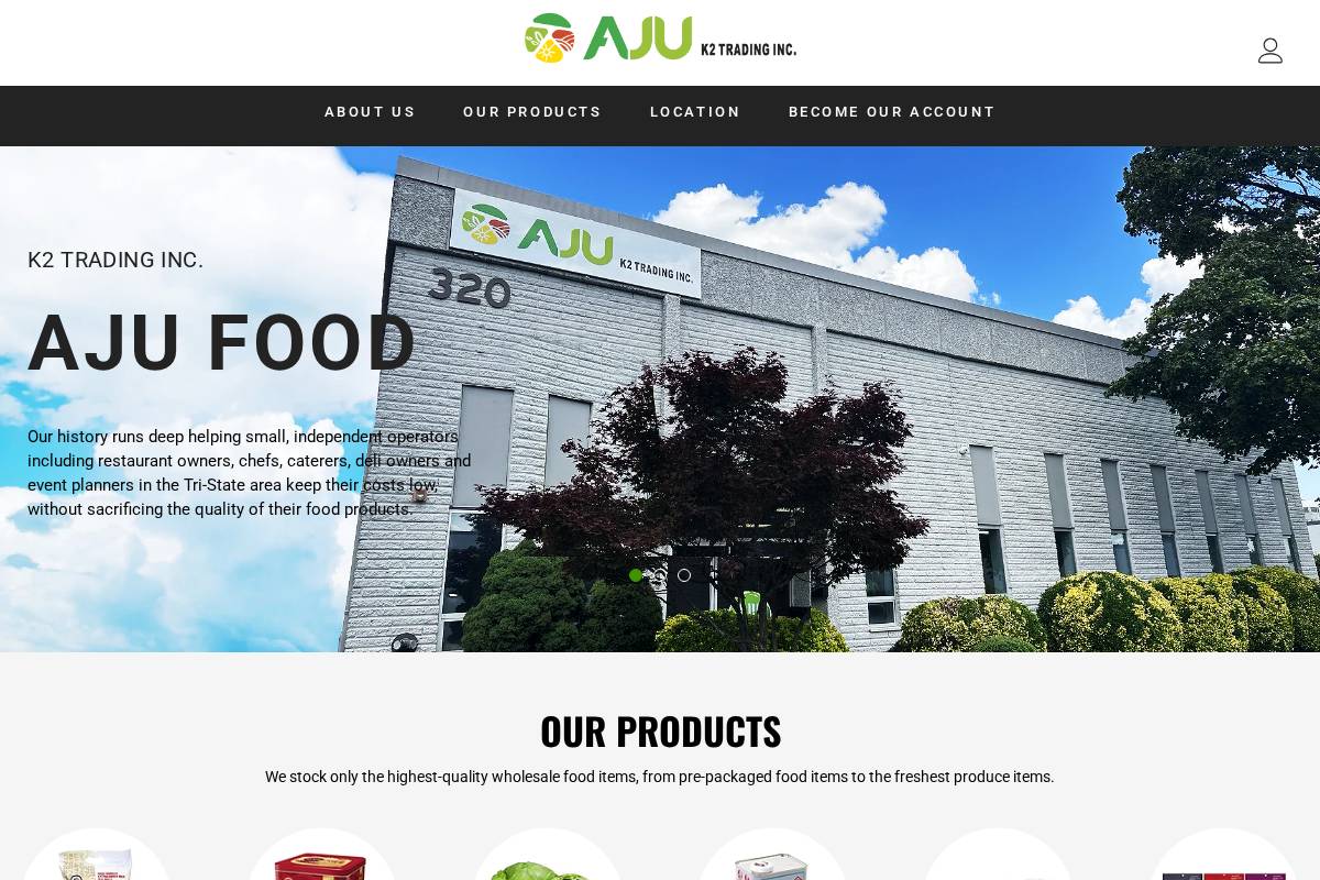 ajusmart.com homepage screenshot