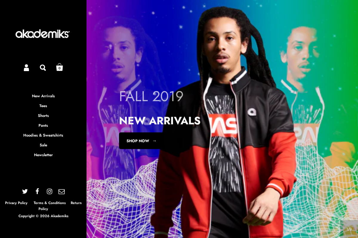 akademiks.com homepage screenshot