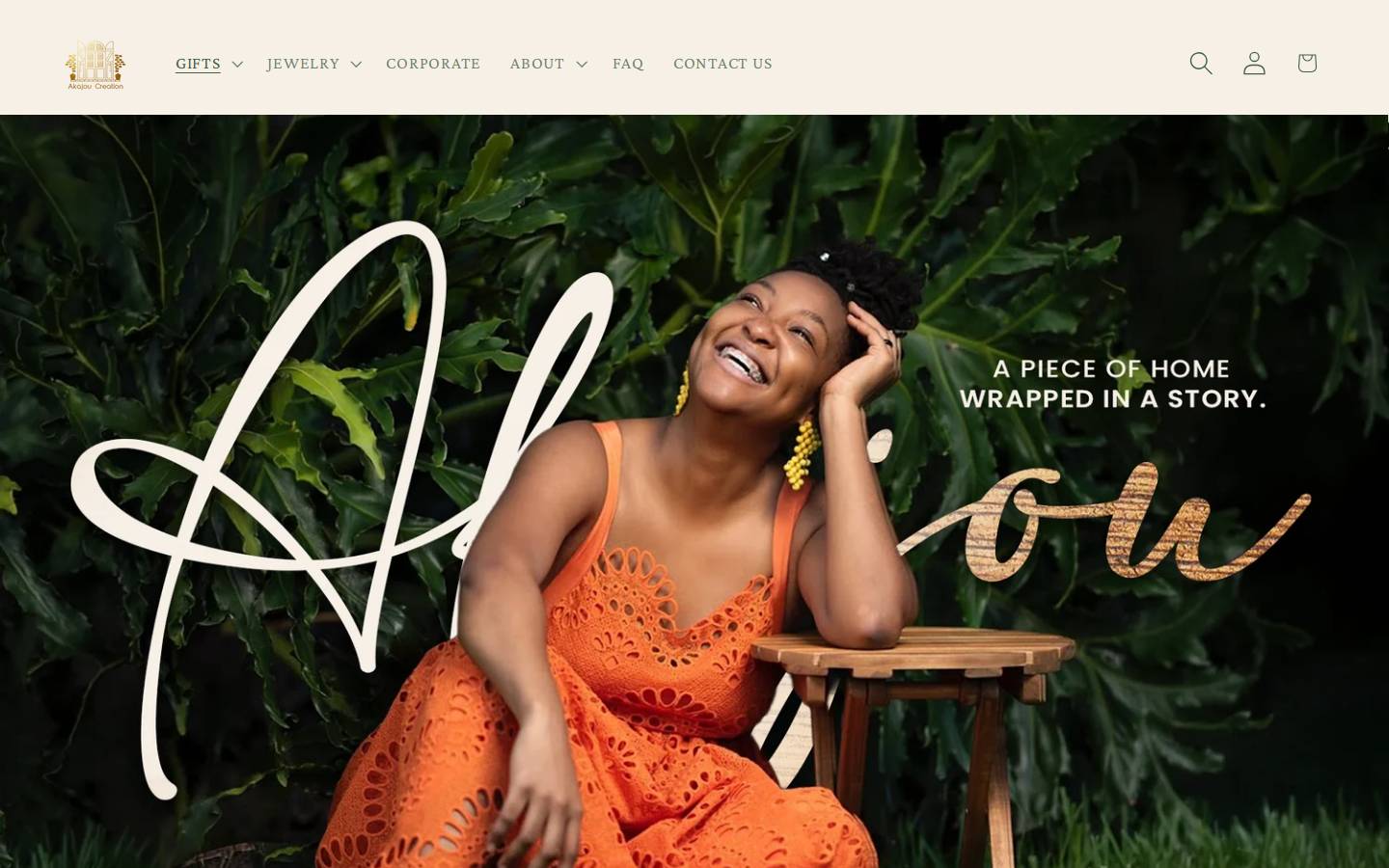 akajoucreation.com homepage screenshot