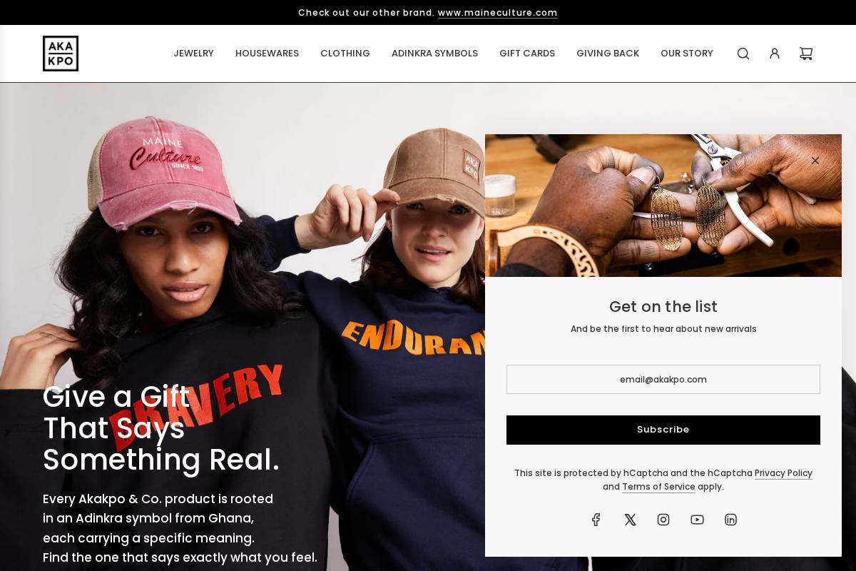 akakpo.com homepage screenshot