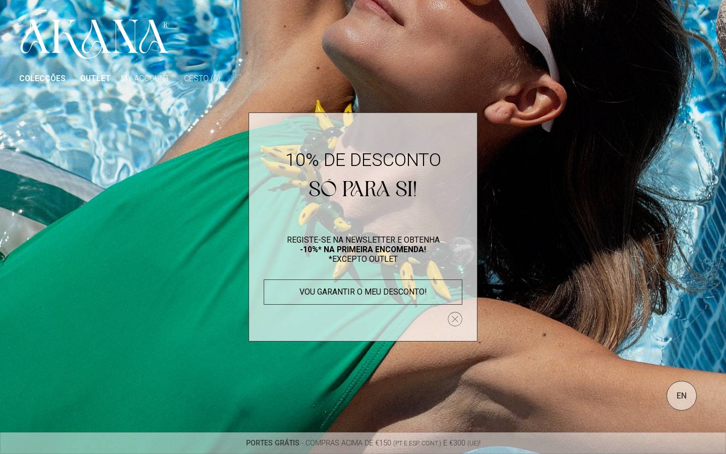 akanashop.com homepage screenshot