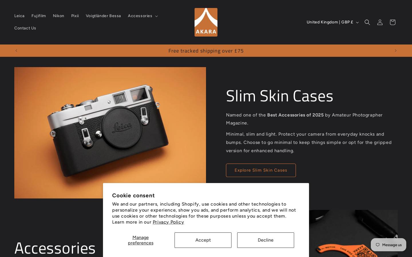 Akara Labs homepage screenshot