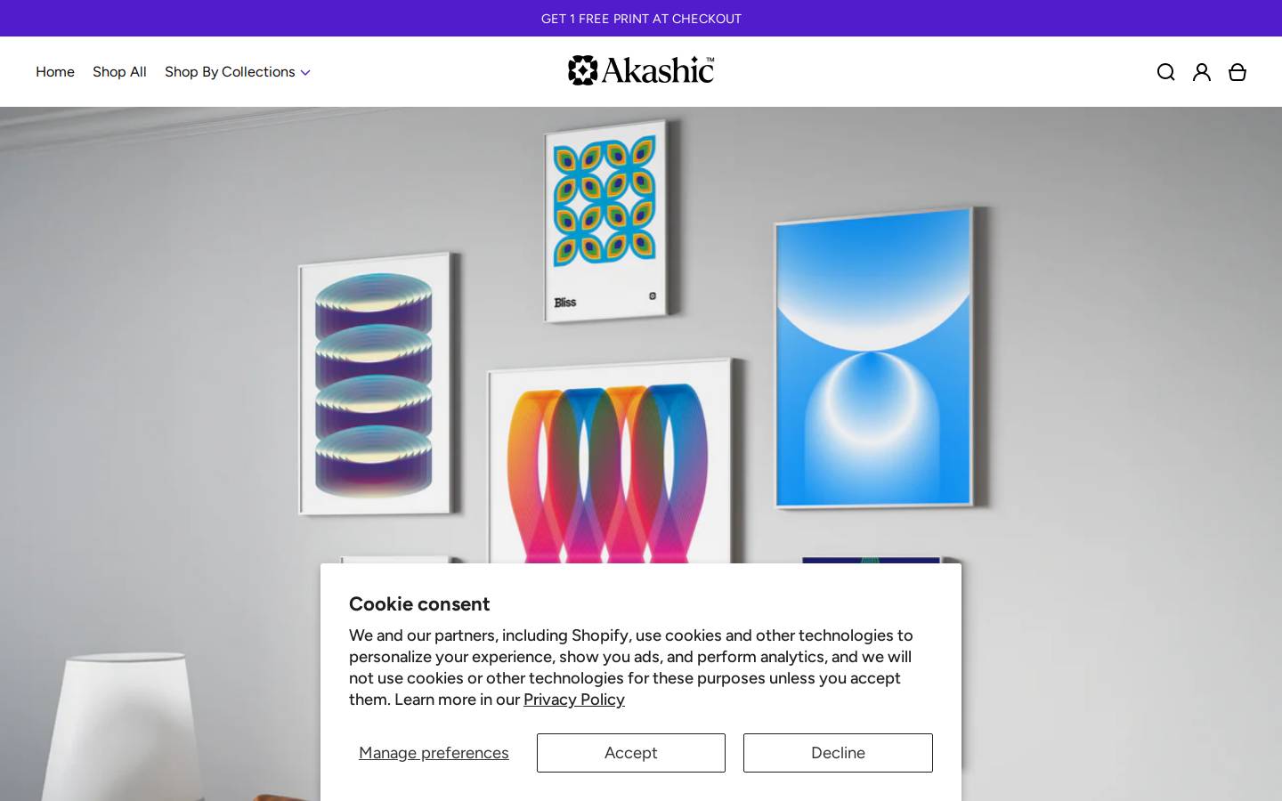 akashicindia.com homepage screenshot