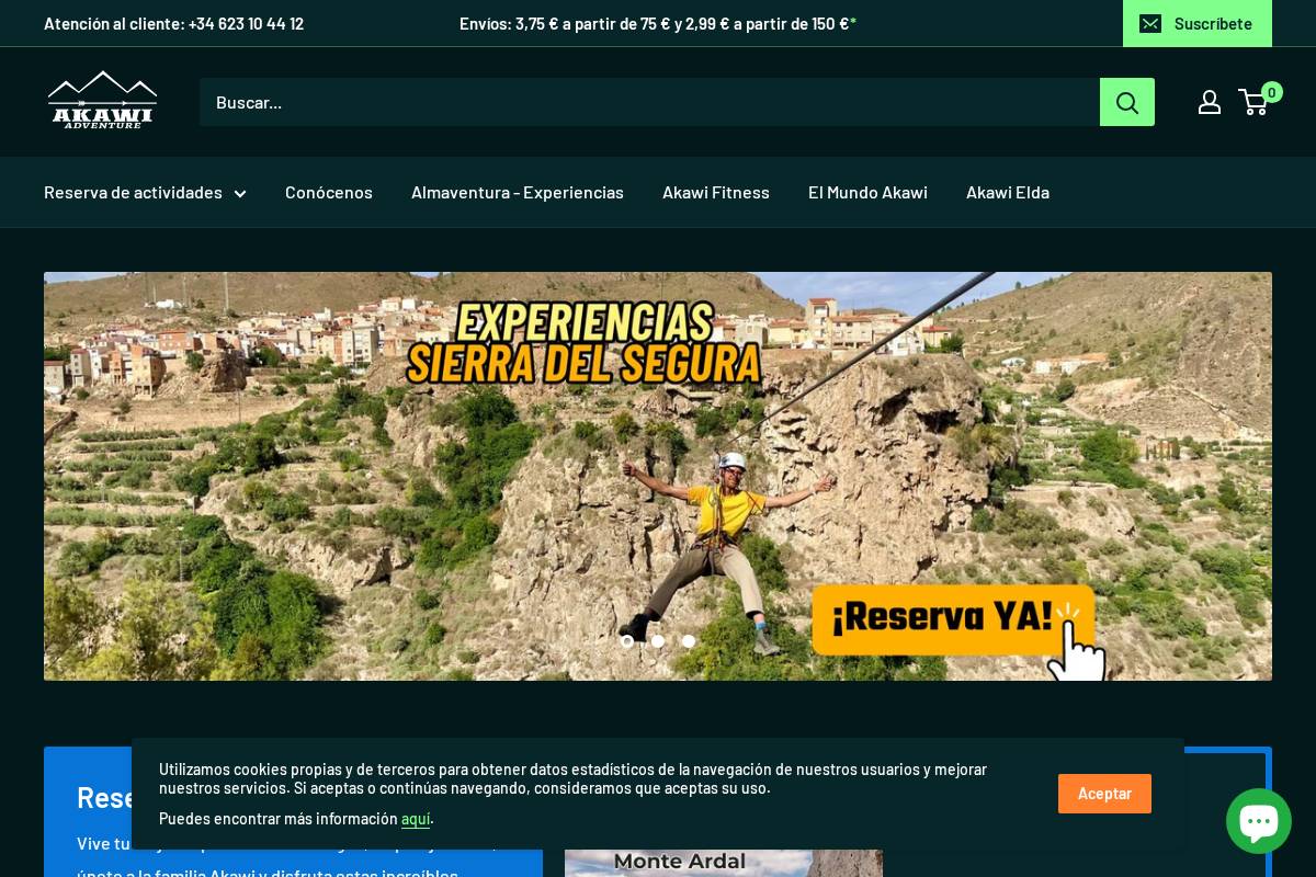 akawiadventure.com homepage screenshot