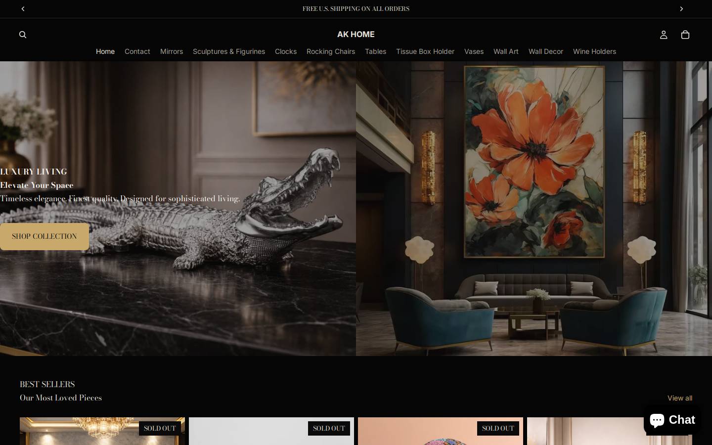 akhome.us homepage screenshot