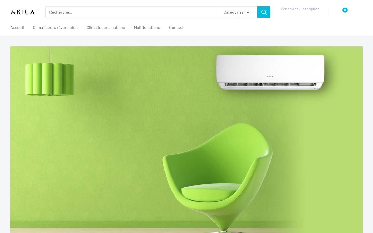 akilabrand.com homepage screenshot