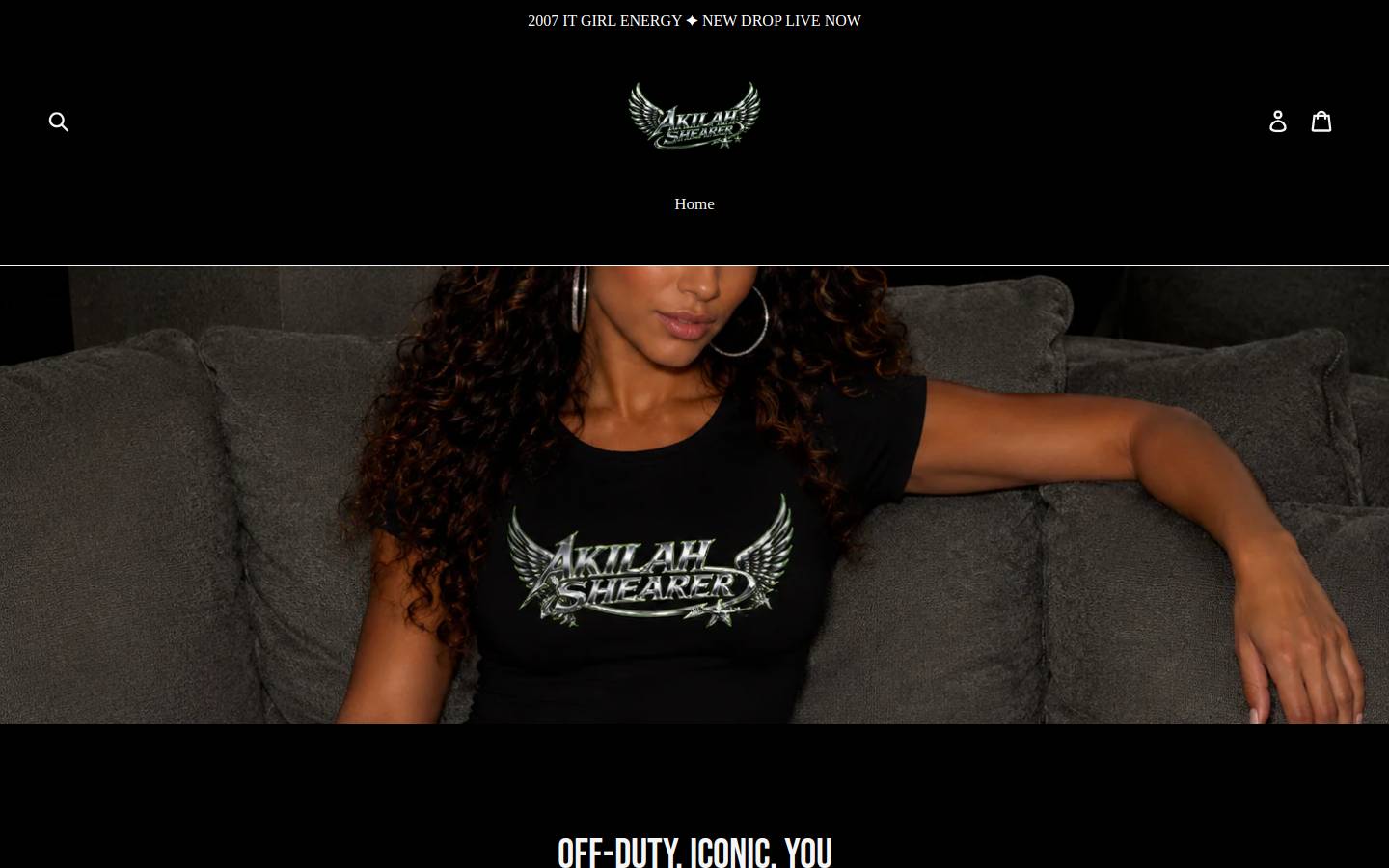 akilahshearer.com homepage screenshot