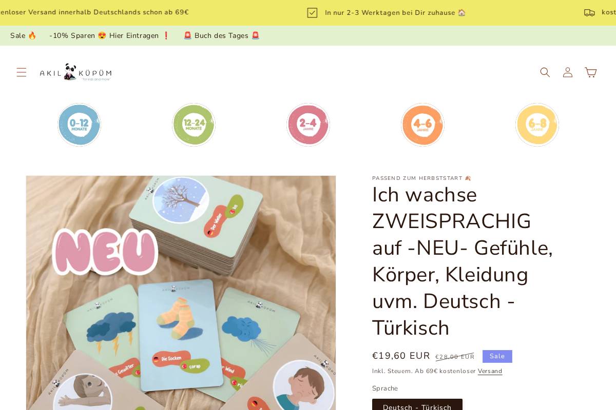 akilkupum.de homepage screenshot