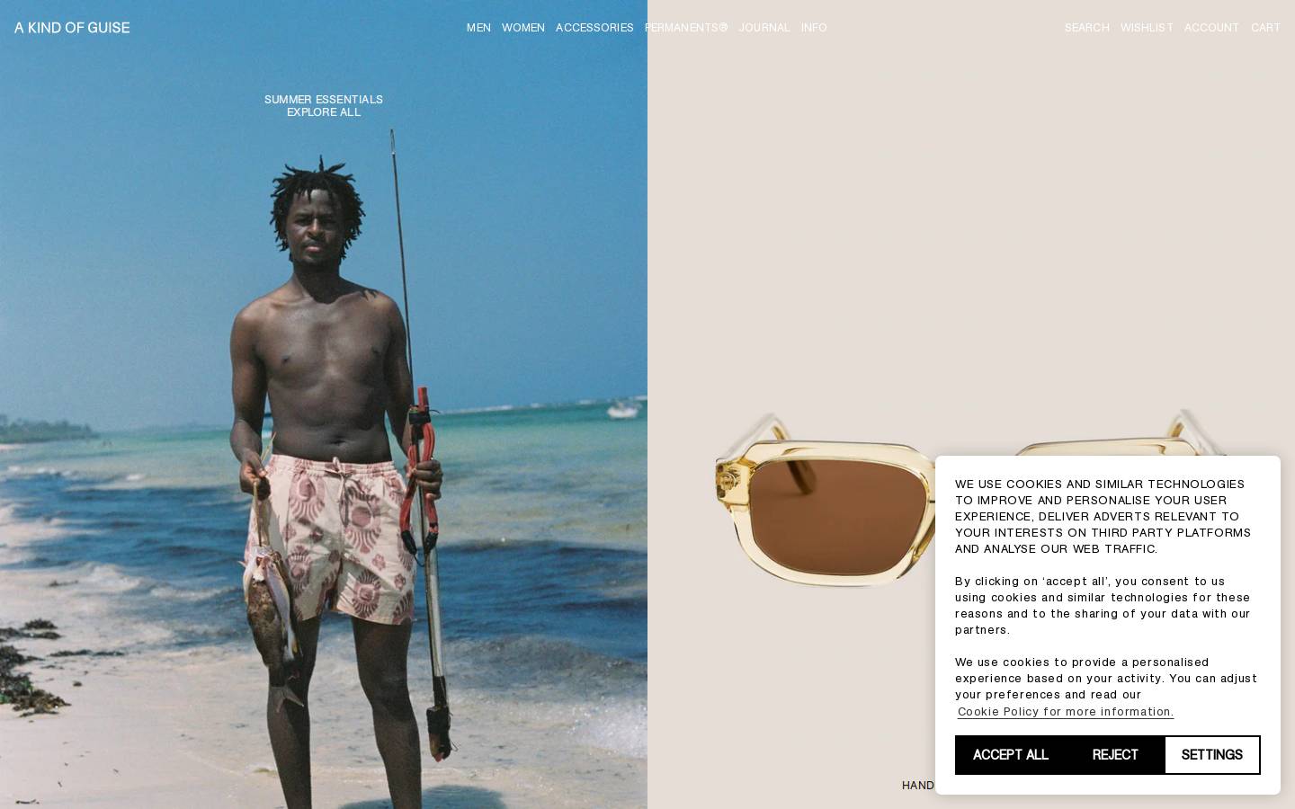 akindofguise.com homepage screenshot