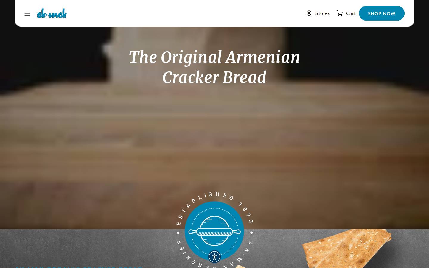 akmakbakeries.com homepage screenshot