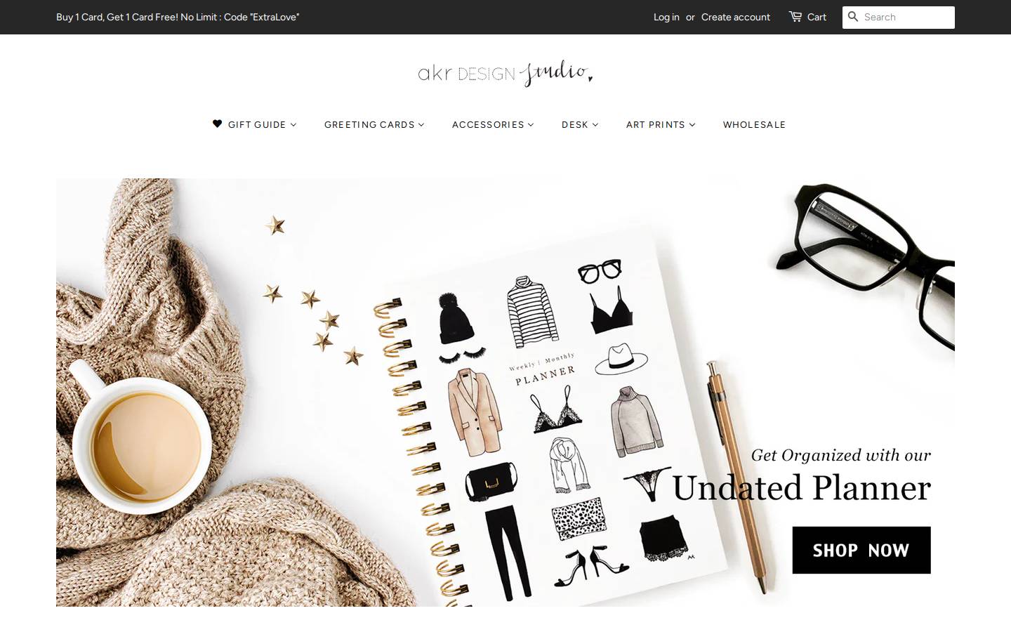 akrdesignstudio.com homepage screenshot