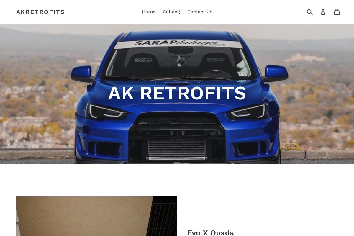 akretrofits.com homepage screenshot