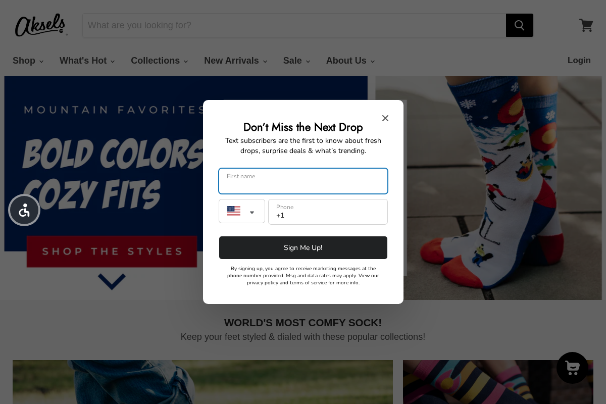 Aksels homepage screenshot