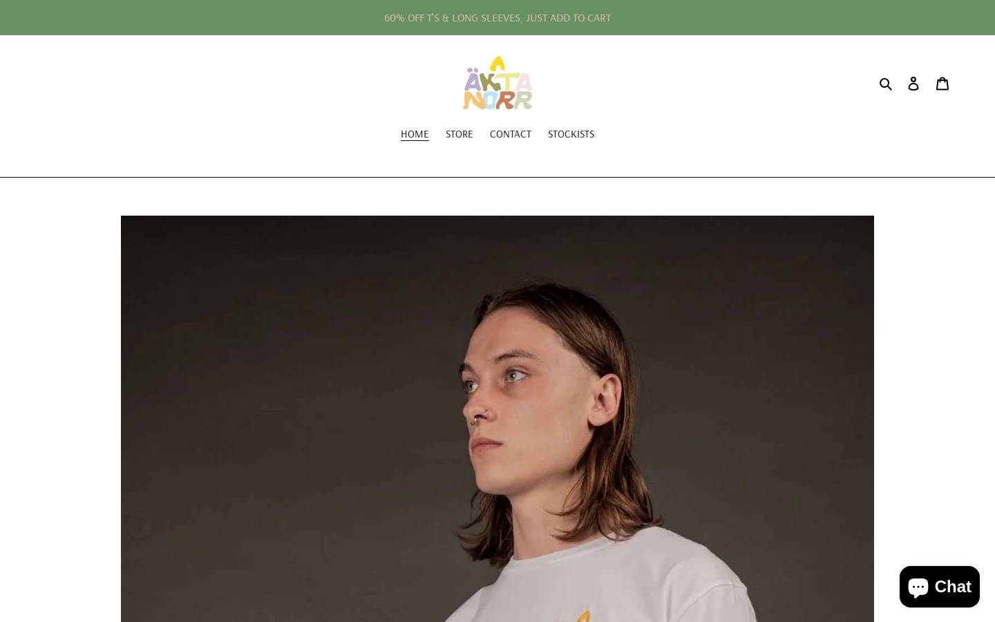 aktanorr.com homepage screenshot