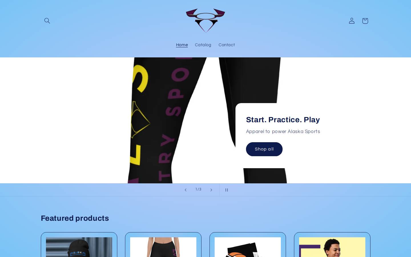 aktrysports.com homepage screenshot