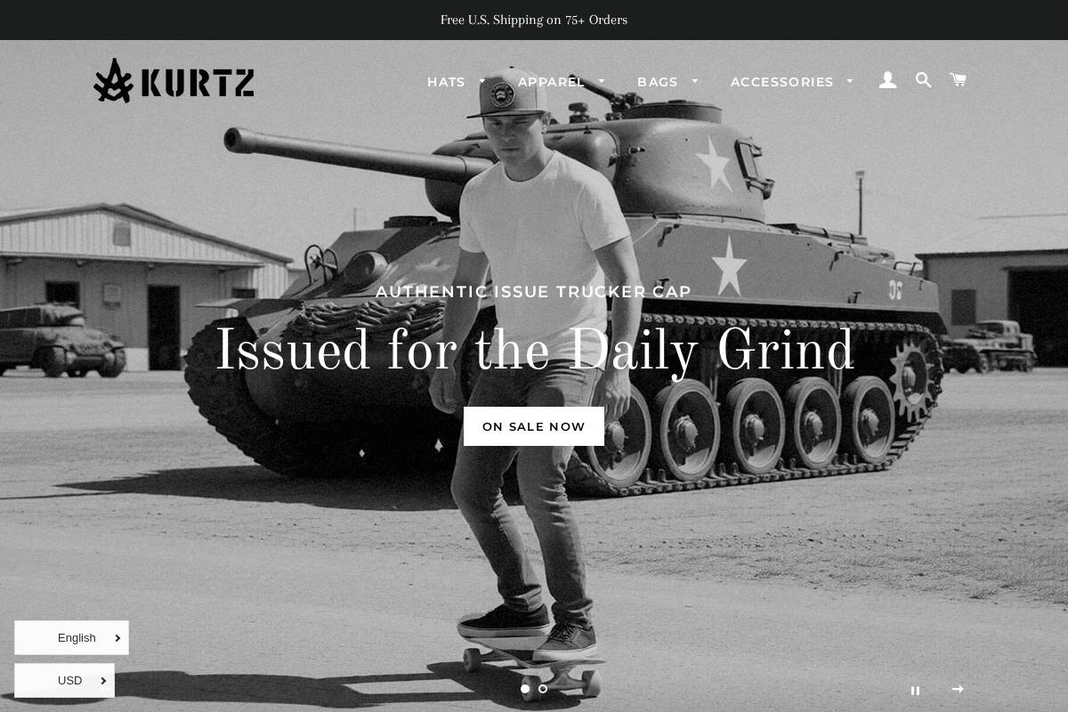 akurtz.com homepage screenshot