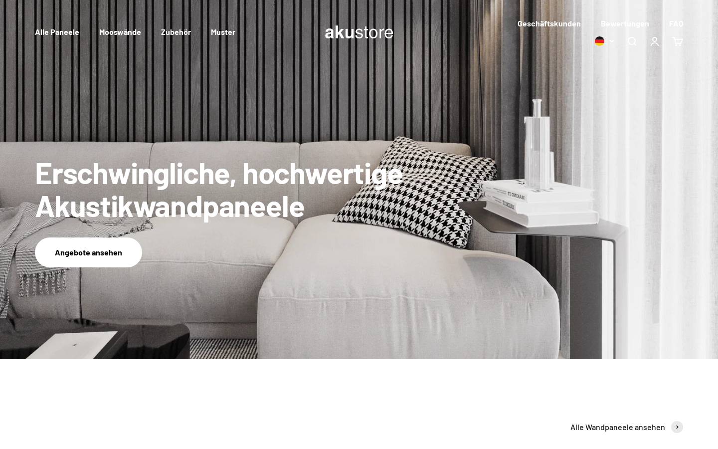 akustore.de homepage screenshot