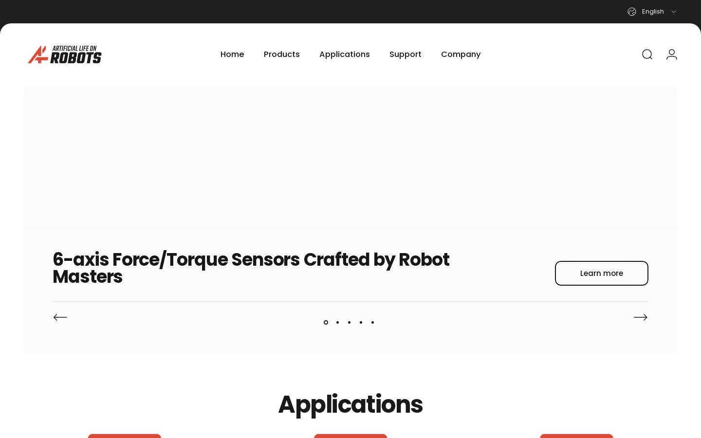 al-robot.com homepage screenshot