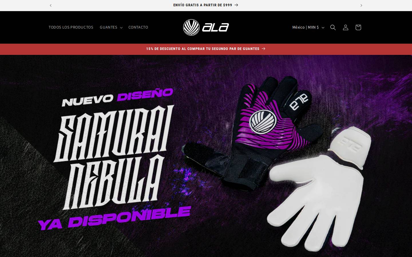 ala.mx homepage screenshot