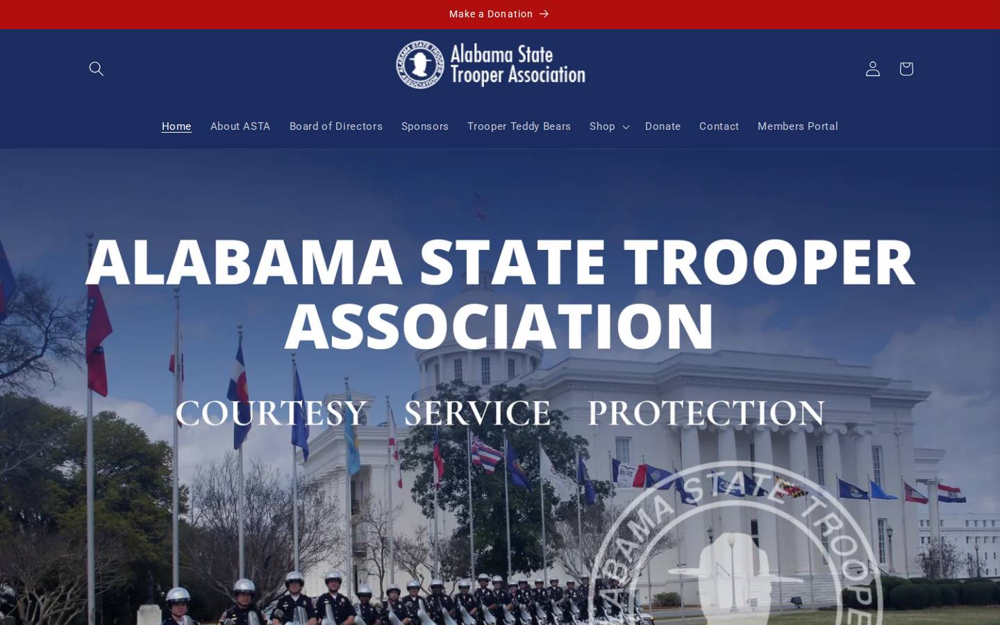 alabamatroopers.org homepage screenshot