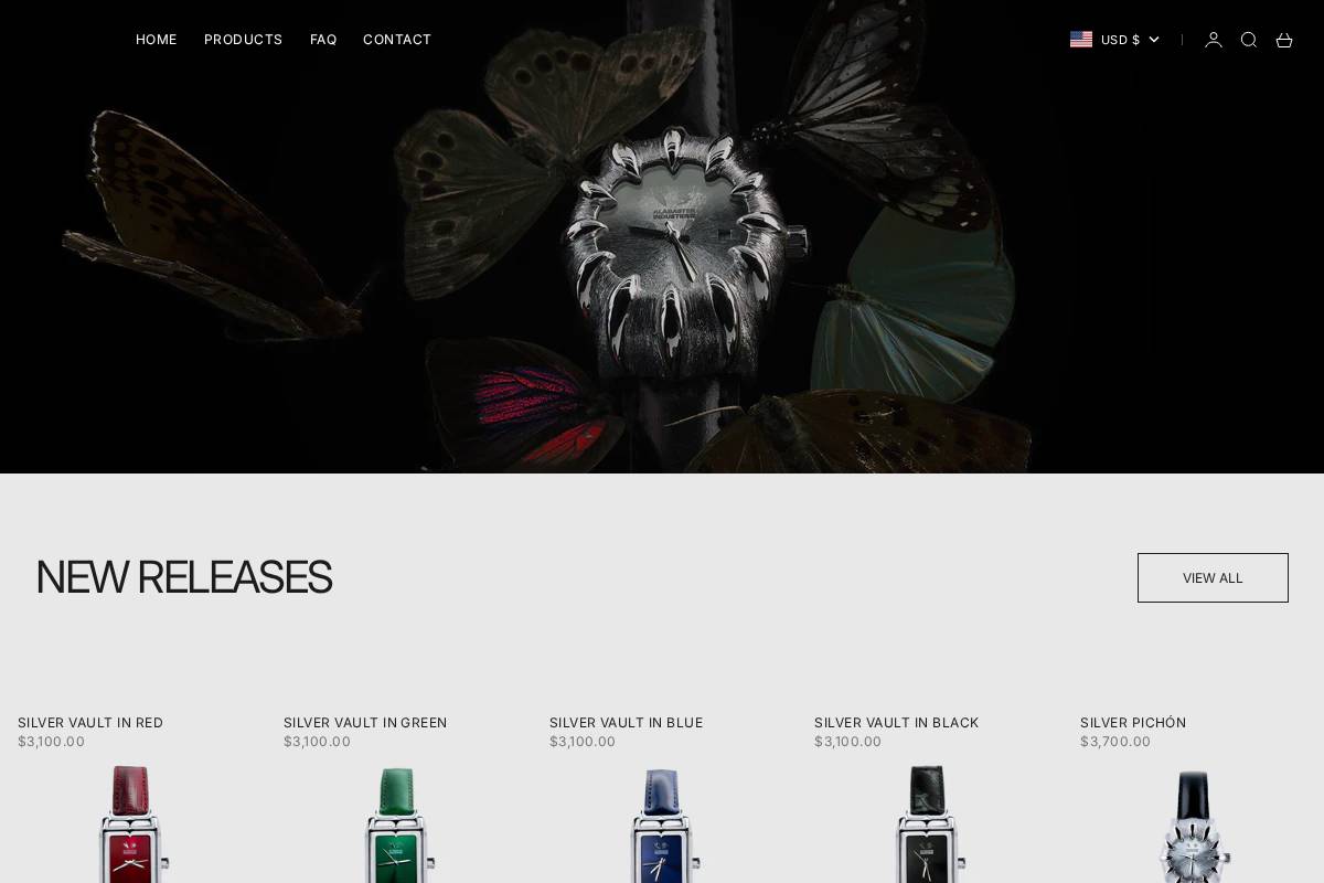 alabaster.industries homepage screenshot