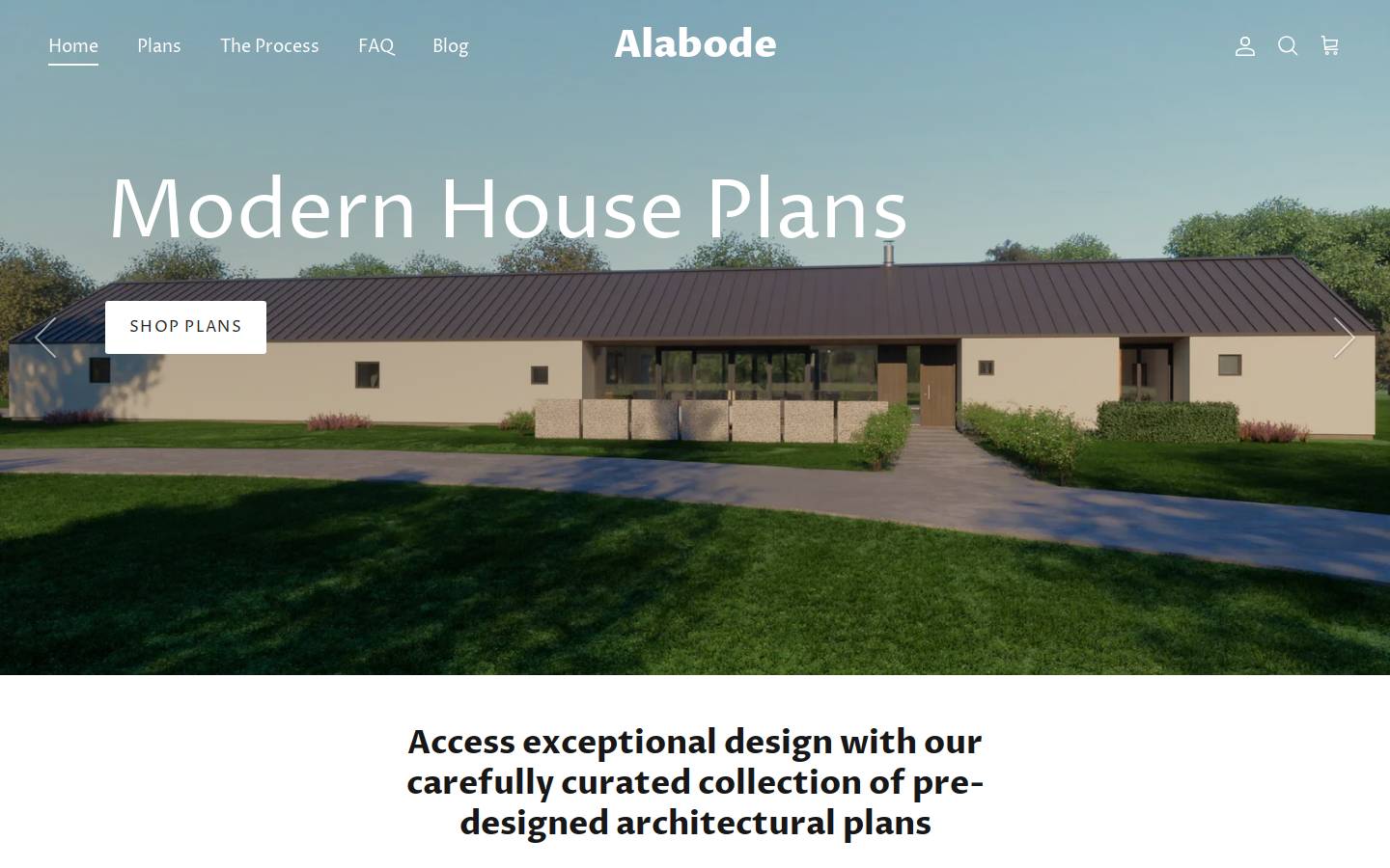 alabode.com homepage screenshot
