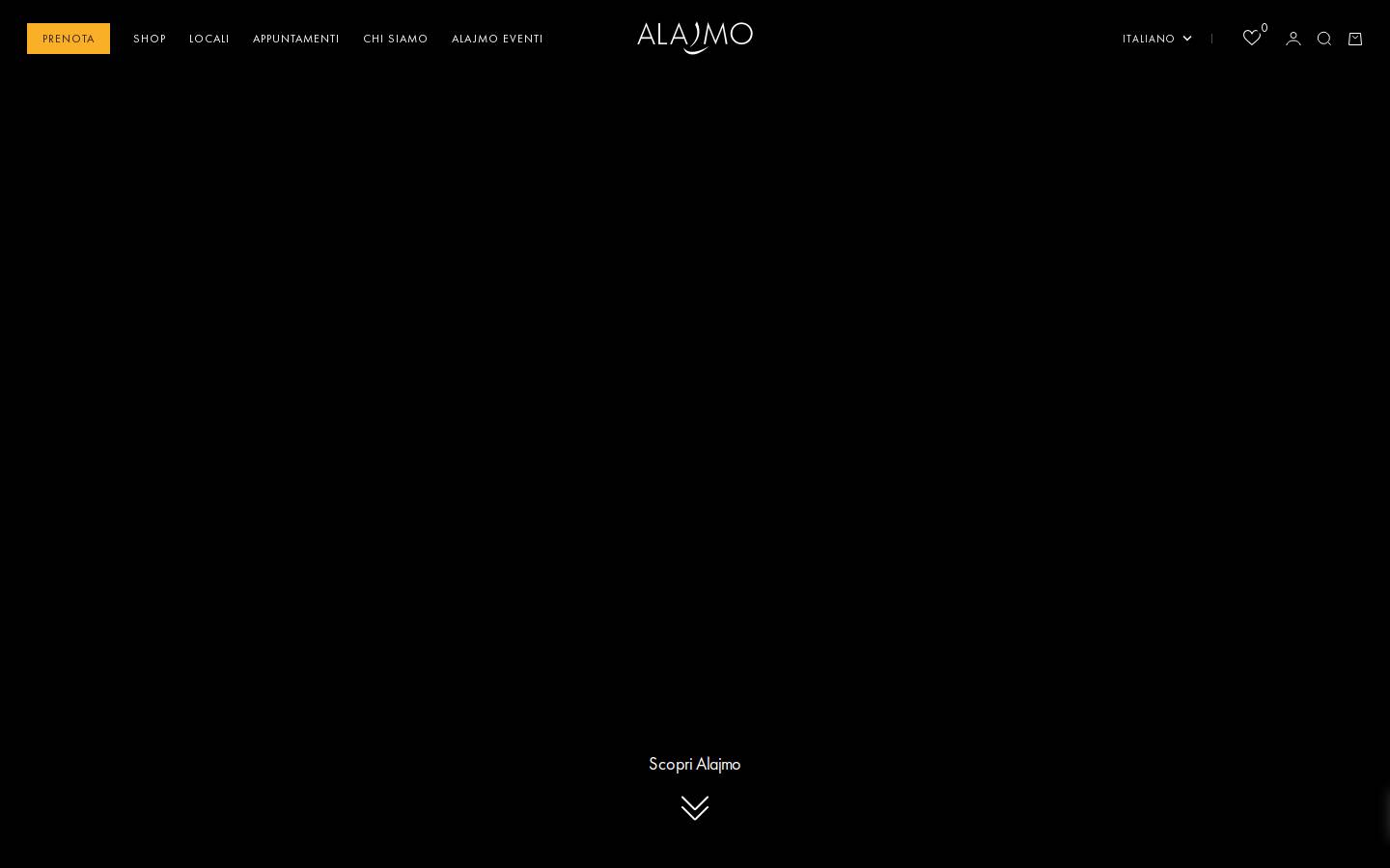 alajmo.it homepage screenshot