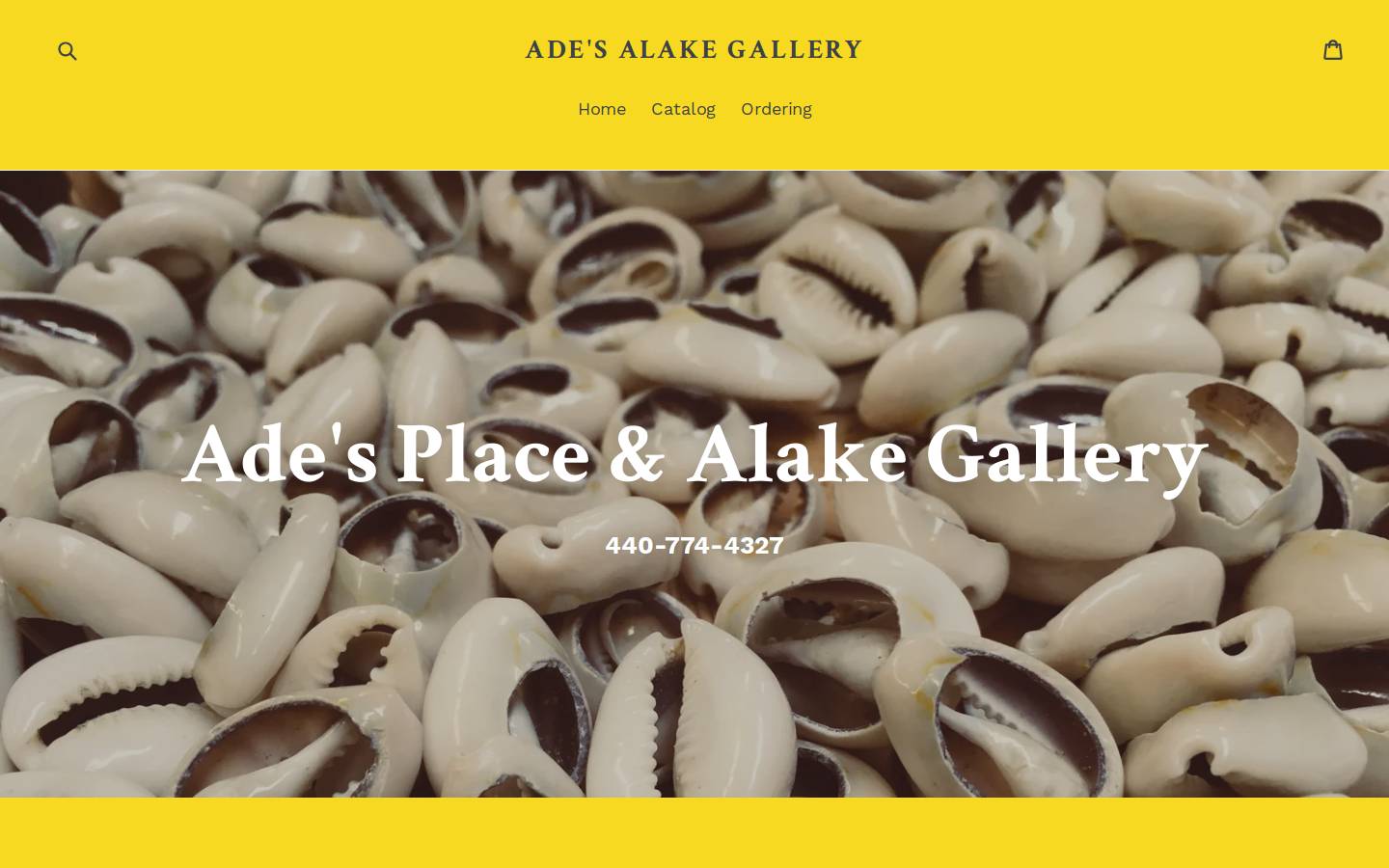 alakegallery.com homepage screenshot
