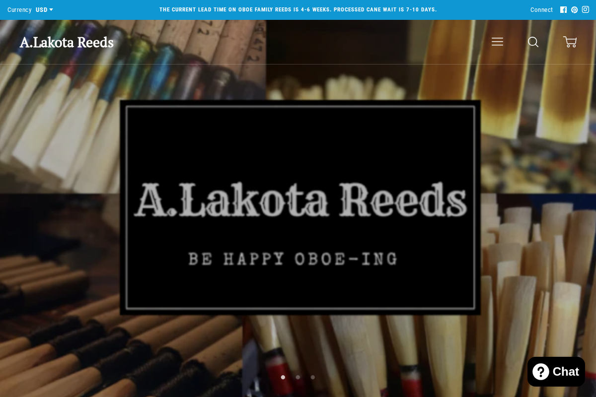 alakotareeds.com homepage screenshot